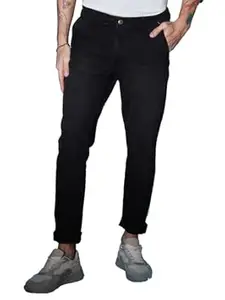 The Indian Garage Co Men Slim Fit Solid Mid-Rise Jeans