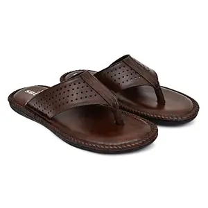 SHUAN synthetic leather casual flip flops for men