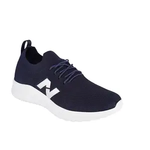 Sspoton Sspot Active 06 Casual Shoes for Men | Men Running Shoes | Walking Shoes| Gym Shoes | Lightweight Lace-Up Shoes for Men's (Navy White) 8UK