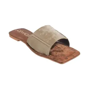 Catwalk Women Stylised Platforms Slip-On 10732 (Brown-7)