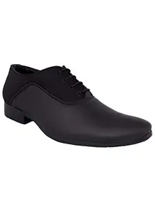 AADI Men's Black Synthetic Leather Derby Formal Shoes MRJ1488_08