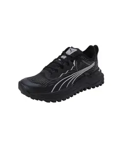 Puma Womens Voyage Nitro 2 WNS Black-Metallic Silver Running Shoe - 5 UK (37694601)