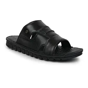 Liberty Coolers Black Casual Slippers For Mens (DTL-74_Black-6)