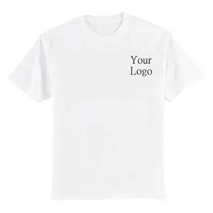 Customized and Personalized Logo On T-Shirt for Men and Womens Pure Cotton White T-Shirt (XX-Large)