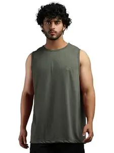 CHKOKKO Sleeveless T Shirts Gym Vest for Men Workout Solid Premium Cotton Blend Tank Top for Man Running Vest Sando Gym Wear Lightweight Breathable Casual Summer Wear Boys