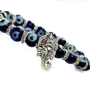 ASTROGHAR Evil Eye Ganesh ji Blessing Crystal bracelet