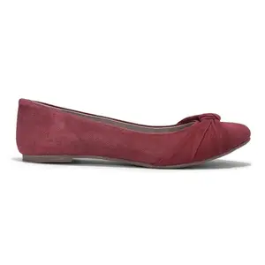 Woodland Women Cherry Ballerina Shoes