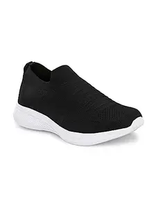 San Frissco Men Slip-Ons Walking Running Training Outdoor Gym Sports Shoes for Men Black