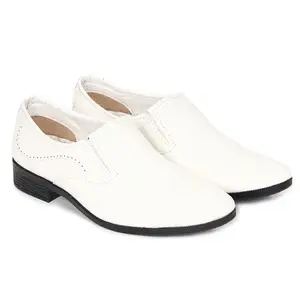 HIKBI Patent Leather Formal Shoes White