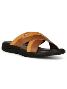Bata Comfit MARCO MULE Mens Casual Mule Slipper In TAN