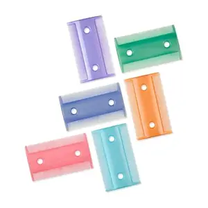 Zodiacs Double-Sided Nit Lice Comb Set, Fine Tooth Metal Combs, 6 Colours