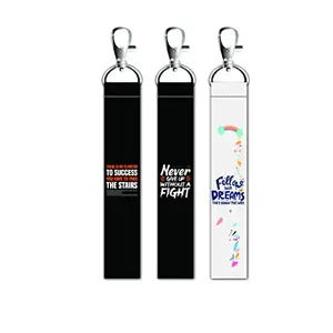 ISEE 360® 3 PCs Positive Quotes Lanyard Bag Tag with Swivel Lobster for Gift Luggage Bags Backpack Laptop Bags Students Employees L X H 5 X 0.8 INCH