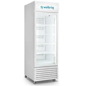 Voltriq 400L Glass Top Single Door Visi Cooler Laboratory Refrigerator, White price in India.
