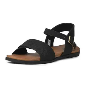 Bata womens Gia Black Sandal - 8 UK (5616889)