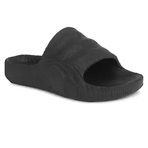 Hygear Men's Almatiny Black Slippers_9 UK (HG-GE-1008)