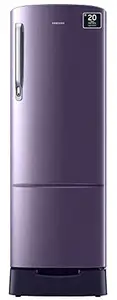 Samsung 255 L 3 Star Inverter Direct Cool Single Door Refrigerator(RR26T389YUT/HL, Pebble Blue, Base Stand with Drawer)- 2022 Model