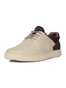 Bata Mens Skeeter Derby Casual Shoes Beige