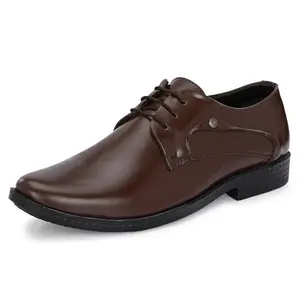 Centrino Formal Shoe for Men | Soft Cushioned Insole for All-Day Comfort | Stylish & Elegant Design | Perfect for Office, Business Casual & Formal Attire 7663-2_Brown_11