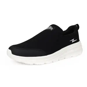 ATHCO Men's Oxyflo Black White Running Shoes_06 UK (ATHST-55)
