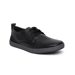 Buckaroo Eastwood Genuine Leather Black Casual Shoes for Mens: Size UK 9