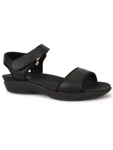 Hush Puppies womens DORRI QTR STRAP BLACK Heeled Sandal - 3 UK (6646814)