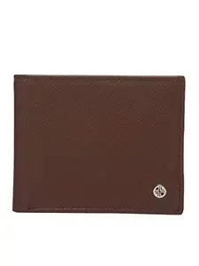 Carlton London Mens Leather Multi Card Wallet Tan (8906030257693)
