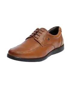 Monte Carlo Mens Solid Leather Lace Up Square Toe Derby Shoes - 201855FW-3-7