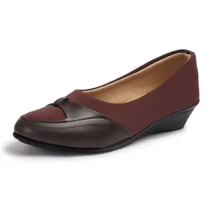 Vendoz Women Casual Brown Formal Bellies BL11BR-41