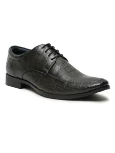 Kosher Grey Lace-up Formal Shoes for Men