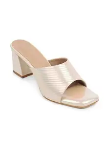 Iconics Women Sandal, Gold,UK-5