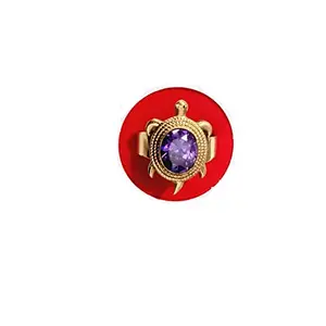 Kachua Ring With Jamunia Gemstone