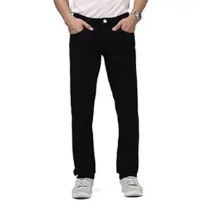 WROGN Men’s Slim Fit Jeans | Cotton Stretch | Solid | Casual Denim