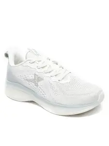 XTEP Canvas White,Green Running Shoes for Women Euro- 40