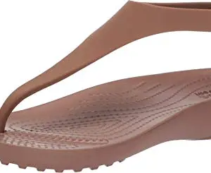 crocs Women's Serena Flip W Copper Flops-9 UK (W11) (205468-860-W11)