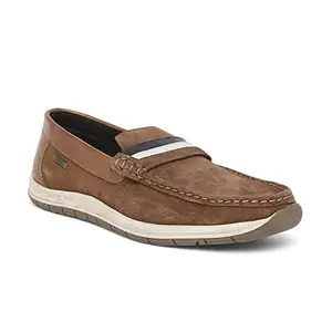 Buckaroo Nick Genuine Suede Leather Tan Casual Shoes for Mens: Size UK 6