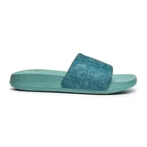 YOHO Women Sliders Plush, Soft,Textured and Lightweight Flipflop Footwear for Woman, Home Wear Chappal for Ladies