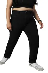 High Star Women's Classic Jeans (HSWPJNW23101_BK3_Black_3