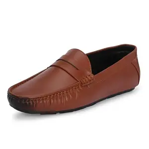 Centrino Formal Shoe for Men | Cushioned Insole | Stylish Slip ON | Perfect for Boys & Men | Office Wear & Formal Dress 6815-3 TAN