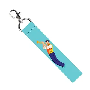 ISEE 360® Music Boy Lanyard Bag Tag with Swivel Lobster for Gift Luggage Bags Backpack Laptop Bags Students Professionals L X H 5 X 0.8 INCH