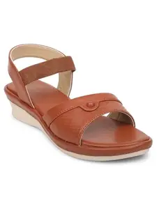 Liberty SENORITA SGL-1 LADIES TAN CASUAL SANDAL 36