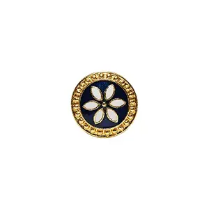 VOYLLA Indie Collectibles Black Enamel Nose Pin