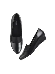 SELFIEE Comfortable Stylish Slip on Everyday Wear Light Weight Bellies for Women and Girls Black