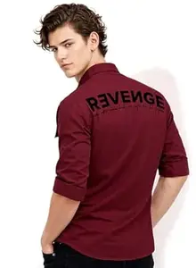 ADRO Mens Cotton Cargo Shirt in – Full Sleeve Casual Fit with Chest Pockets | Travel wear| Printed Shirts for Men