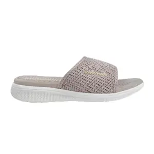 SOLETHREADS GRACE SLIDES | Stylish | Comfy | Super soft | Ultra-Light | Phylon | Slippers | Flip Flops for Women |BEIGE | UK5