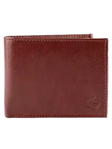 ZEVORA Men's and Women's Leather Card Holder Coin Wallet (Tan)