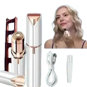 USB Flawless epilator for Women, Facial Hair Remover for Women,Face, Lips, Nose Hair Removal ElectricNIL Baps-P3130