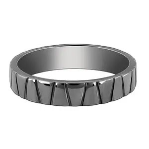 GIVA 925 Silver Black Rhodium Knight Ring For Him,Fixed Size,Indian - 17 | Gifts for Mens and Boys| With Certificate of Authenticity and 925 Stamp | 6 Months Warranty