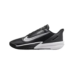 Nike Men's Precision VII EASYON Running Shoes-Black/White-Iron Grey-Smoke GREY-7UK