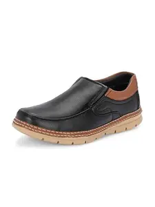 Eego Italy Stylish and Comfortable Men's Casual Slip On Shoes - TH-5059-BLACK-7
