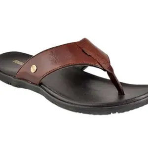 Buckaroo Adults-Men JUDY Leather Strollers Open Sandal Wedge Sandal Tan,UK 9